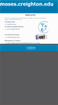 Mobile Screenshot of moses.creighton.edu