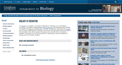 Desktop Screenshot of biology.creighton.edu