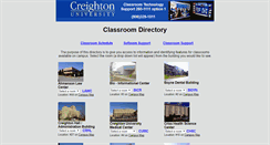 Desktop Screenshot of classroomdirectory.creighton.edu