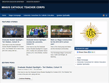 Tablet Screenshot of magisblog.creighton.edu